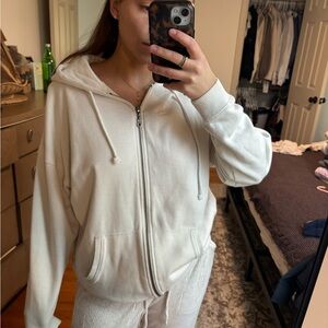 Aeropostale Cream Hoodie